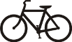 mit dem Fahrrad